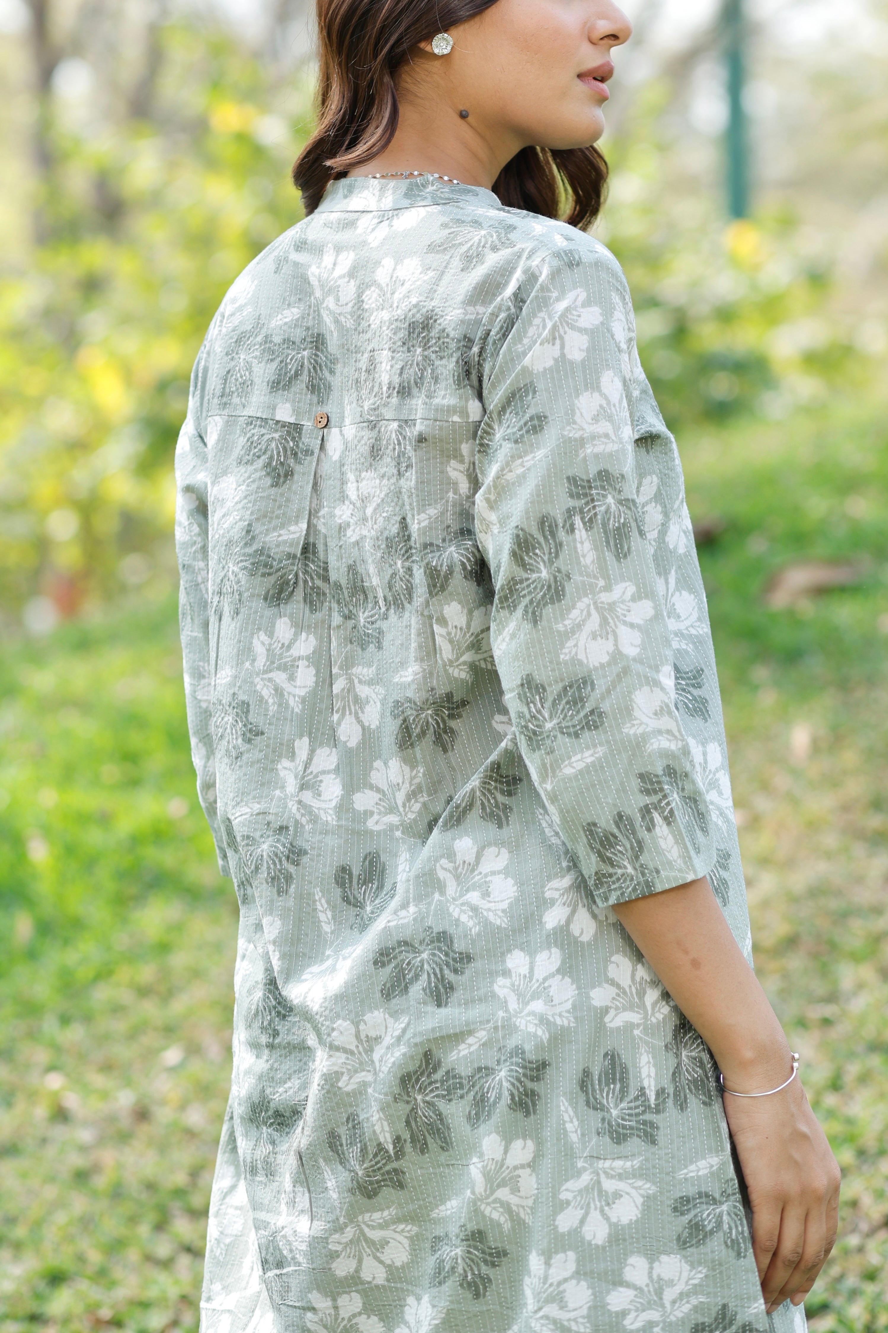 Basil Bloom Printed Cotton Kurta